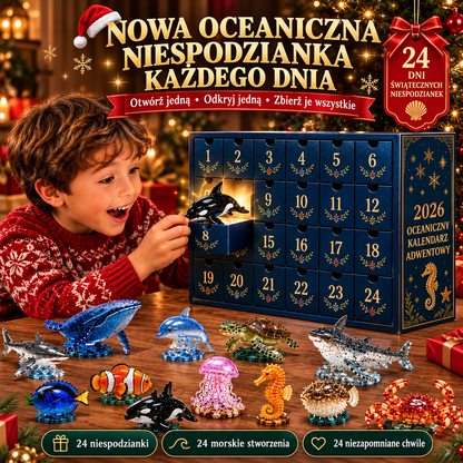 Adwentowy Kalendarz Ocean Wonders z 24 Figurkami