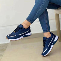 Marcelina | Damskie Wygodne Sneakersy ortopedyczne na platformie