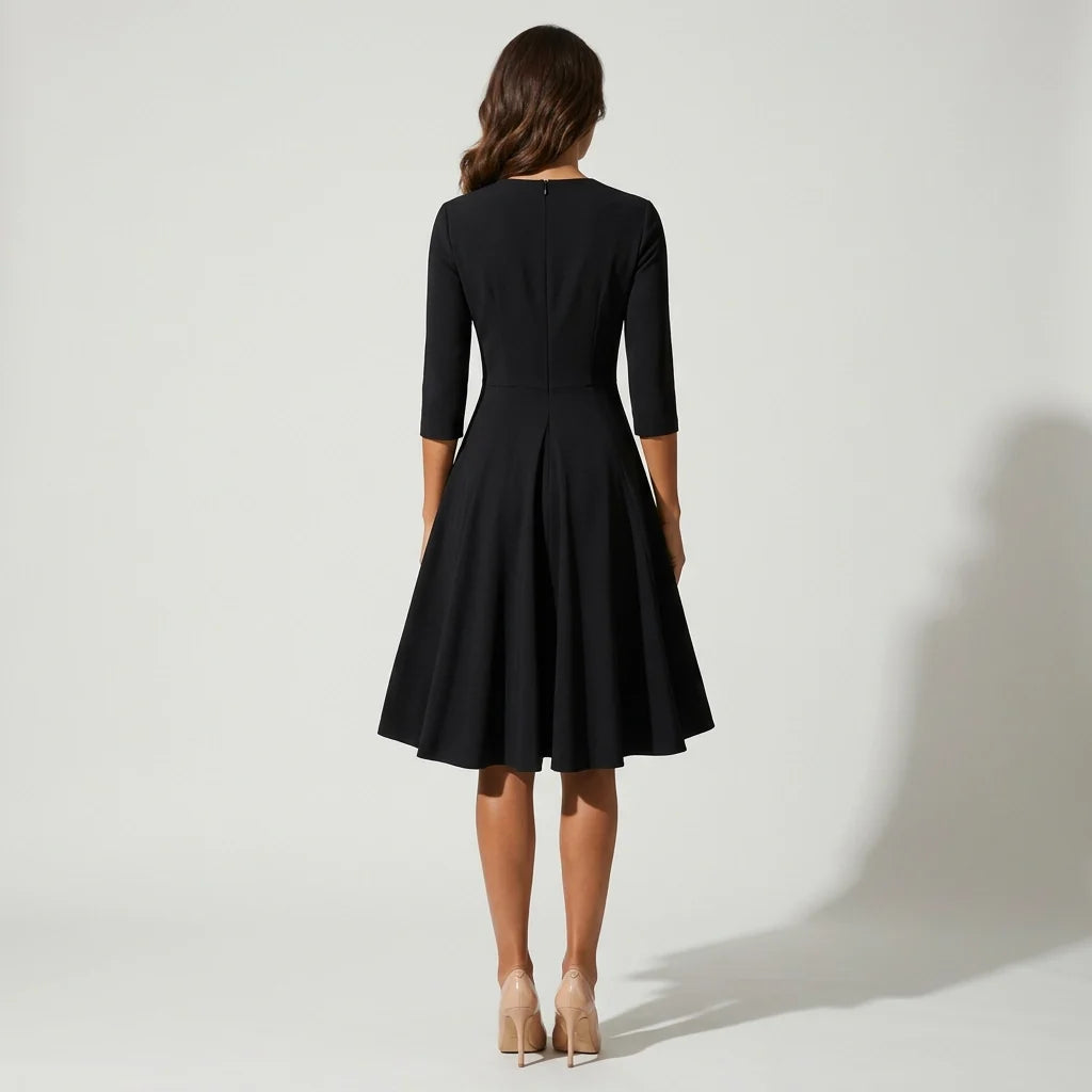 Ewelina | Damska Wieczorowa Elegancka Sukienka Midi