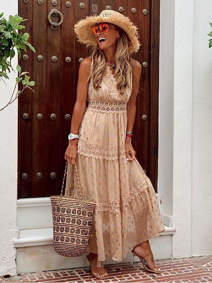 Aneta | Damska Letnia Sukienka Maxi Boho