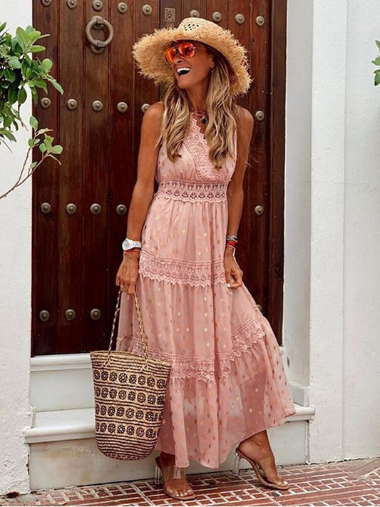 Aneta | Damska Letnia Sukienka Maxi Boho