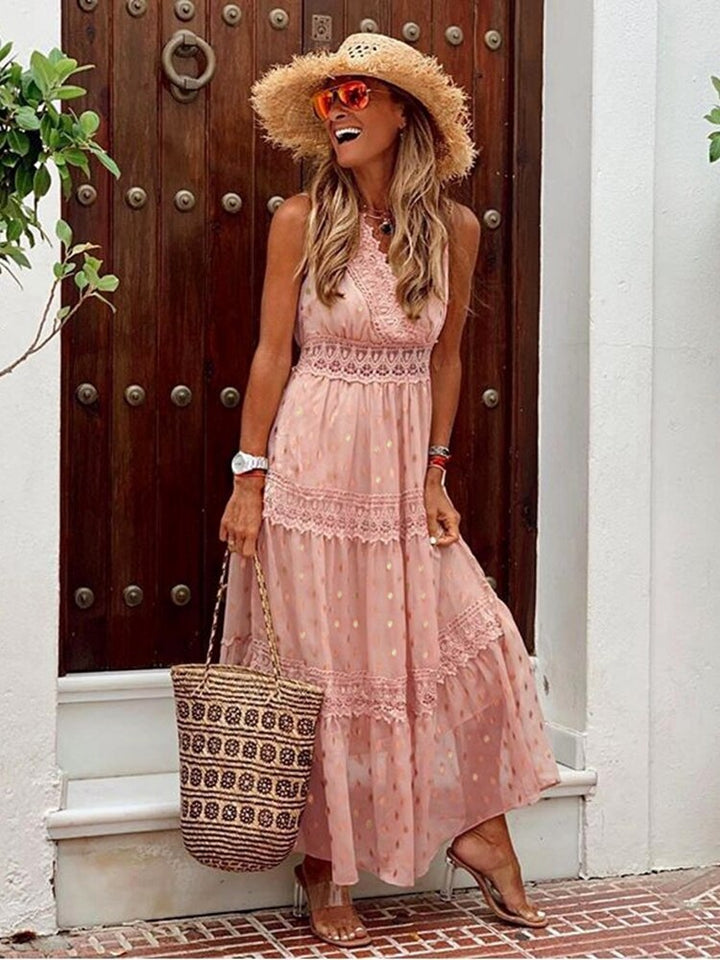Aneta | Damska Letnia Sukienka Maxi Boho