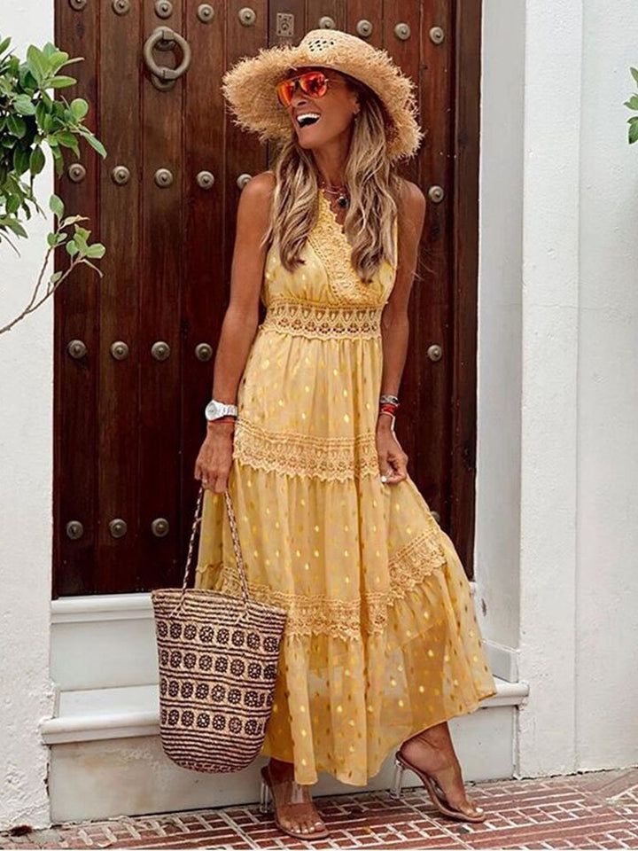 Aneta | Damska Letnia Sukienka Maxi Boho
