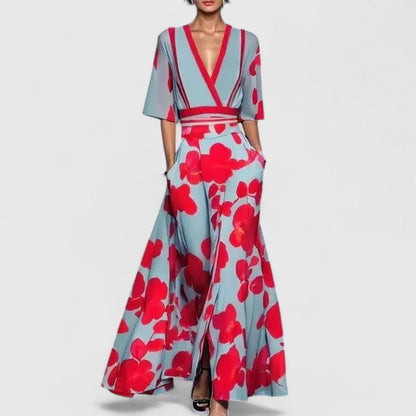 Lidia | Damska Elegancka Wieczorowa Sukienka Maxi