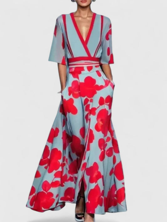 Lidia | Damska Elegancka Wieczorowa Sukienka Maxi
