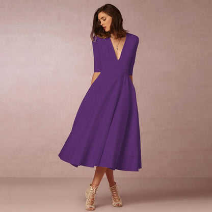 Frederika | Damska Elegancka Wieczorowa Sukienka A-line