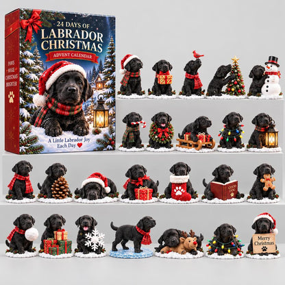 Adwentowy Kalendarz Labrador Christmas 24 Figurki