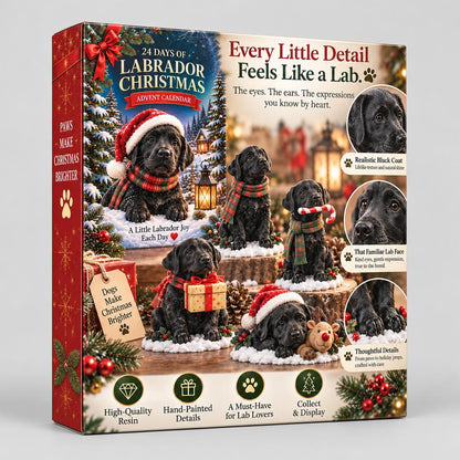 Adwentowy Kalendarz Labrador Christmas 24 Figurki
