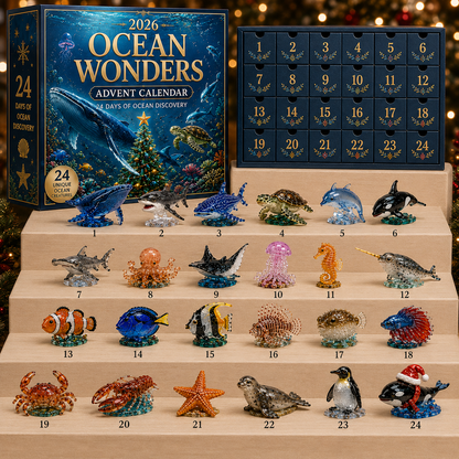 Adwentowy Kalendarz Ocean Wonders z 24 Figurkami