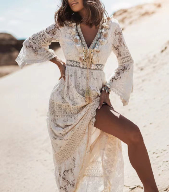 Samanta | Damska Letnia Boho Sukienka Maxi