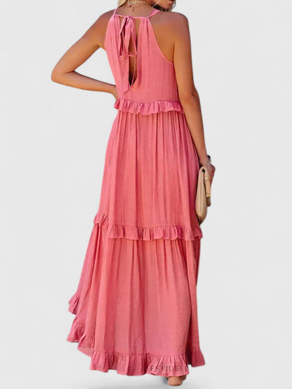 Kamila | Damskie Eleganckie Drapowane Sukienka Maxi