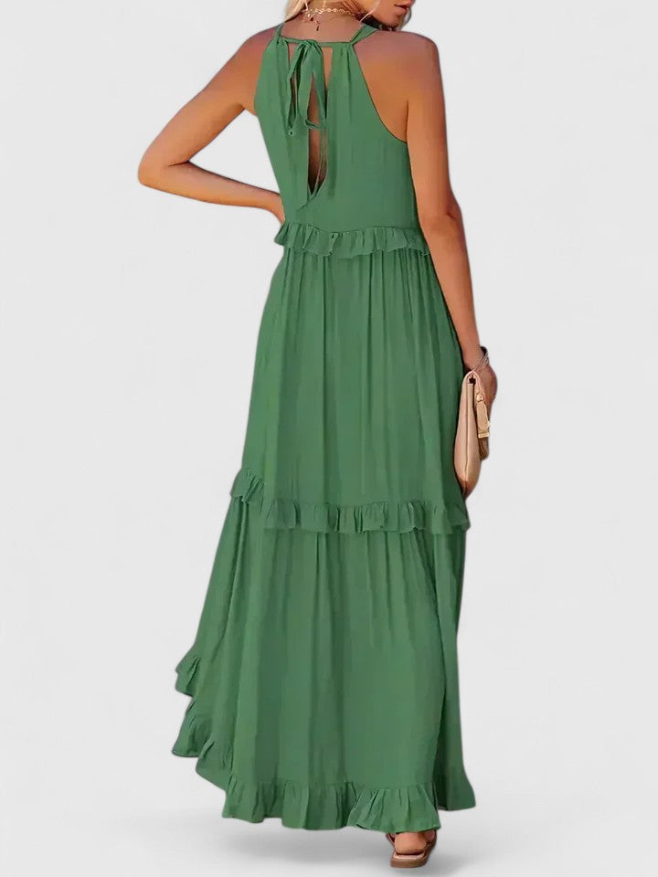 Kamila | Damskie Eleganckie Drapowane Sukienka Maxi