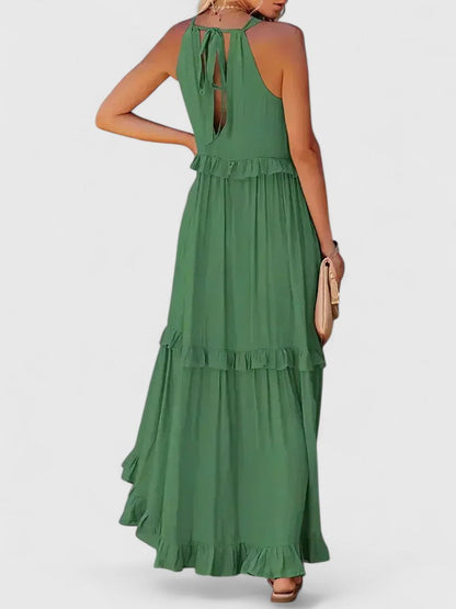 Kamila | Damskie Eleganckie Drapowane Sukienka Maxi