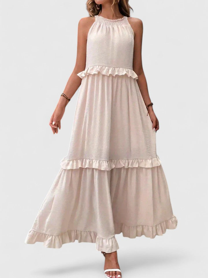 Kamila | Damskie Eleganckie Drapowane Sukienka Maxi
