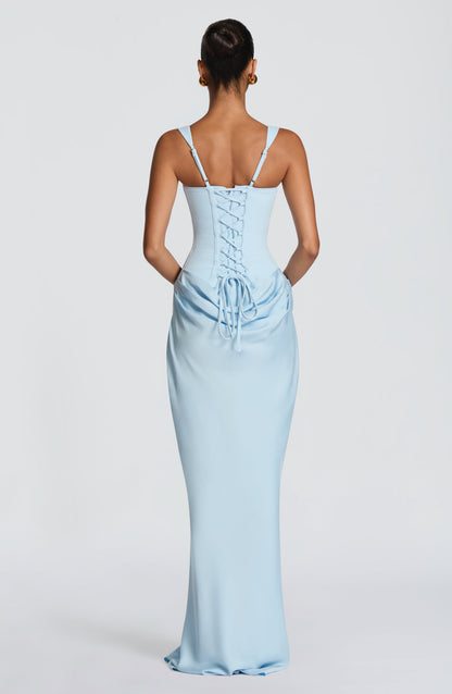 Liliana | Damskie Elegancka Drapowana Sukienka Wieczorowa