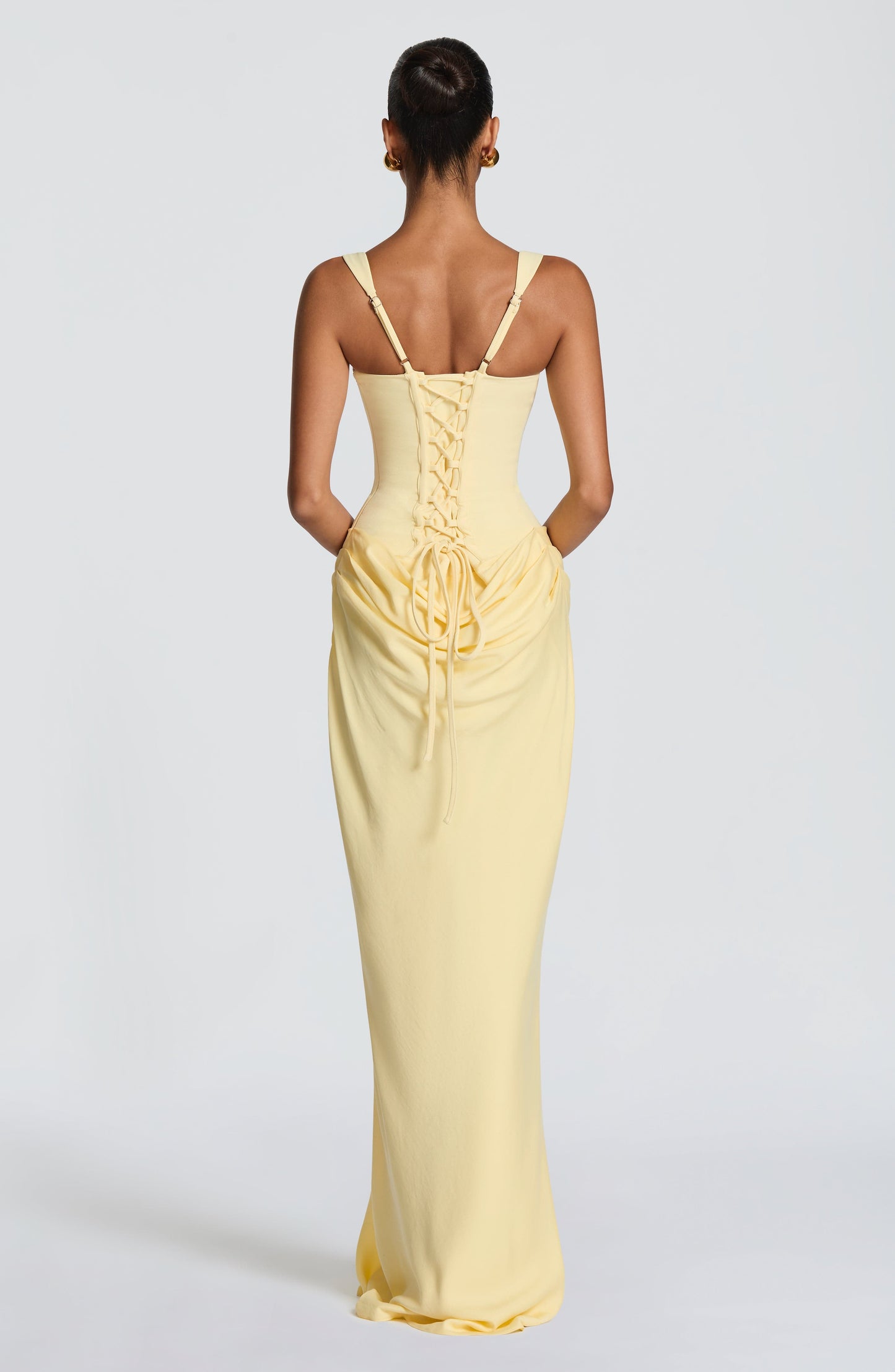 Liliana | Damskie Elegancka Drapowana Sukienka Wieczorowa