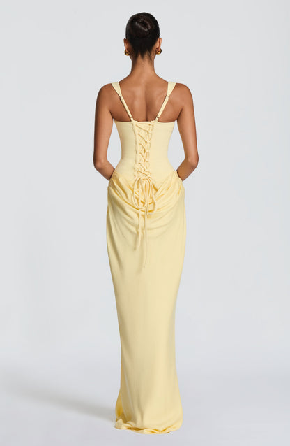 Liliana | Damskie Elegancka Drapowana Sukienka Wieczorowa