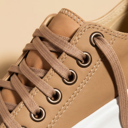 Aneta | Damskie Casualowe Sneakersy na platformie z płótna