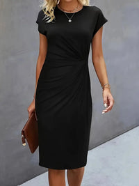 Martyna | Damska Elegancka Bodycon Sukienka Midi