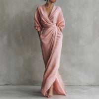 Wiktoria | Damskie Elegancka Sukienka Kopertowa V-neck