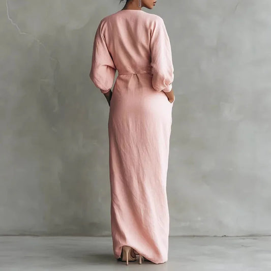 Wiktoria | Damskie Elegancka Sukienka Kopertowa V-neck