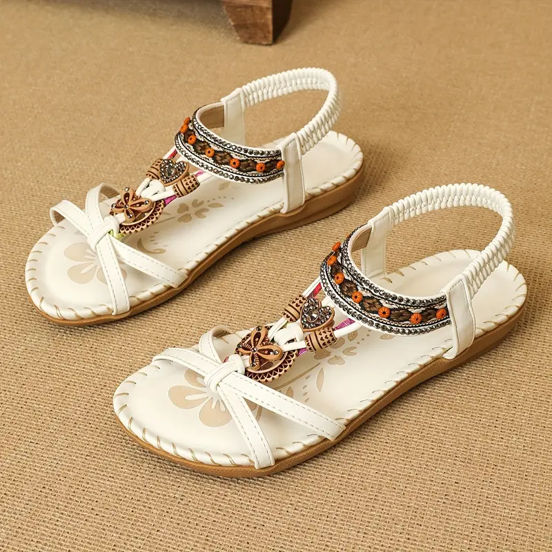 Cosima | Damska Letnie Ortopedyczne Boho Sandały