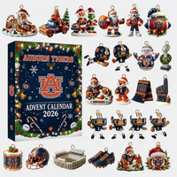 Auburn Tigers Świąteczny Kalendarz Adwentowy