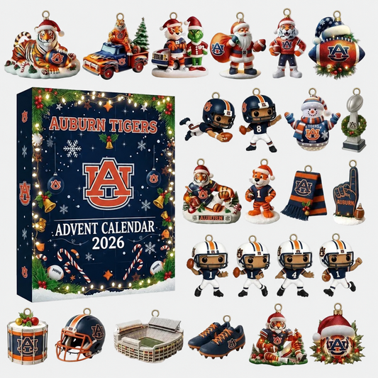 Auburn Tigers Świąteczny Kalendarz Adwentowy