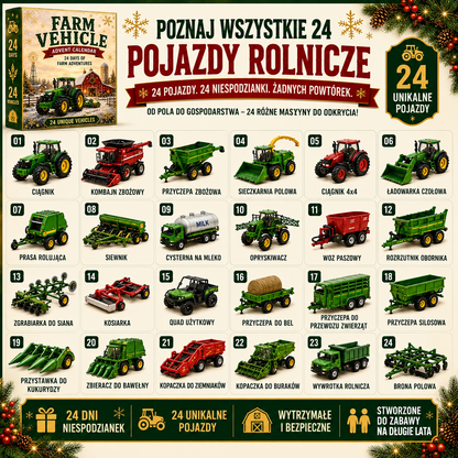 Kalendarz Adwentowy 24 Pojazdy Budowlane