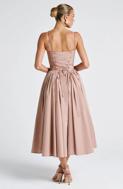 Maria | Damskie Elegancka Sukienka Weselna Midi