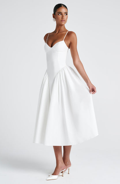 Maria | Damskie Elegancka Sukienka Weselna Midi