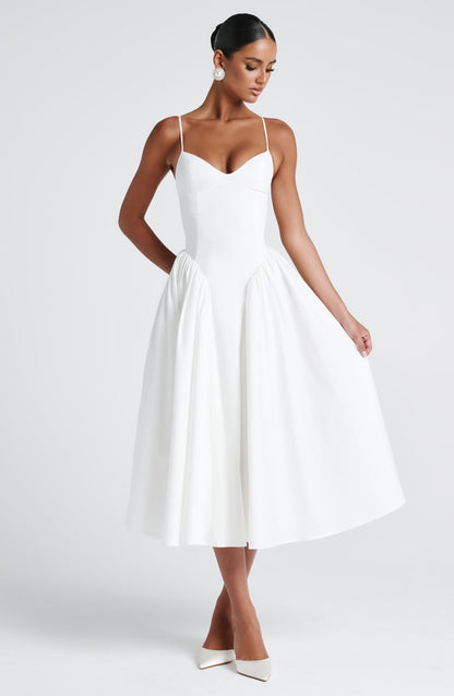 Maria | Damskie Elegancka Sukienka Weselna Midi
