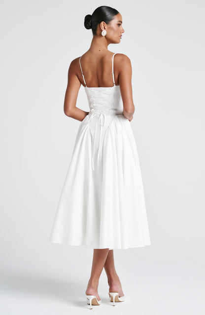 Maria | Damskie Elegancka Sukienka Weselna Midi