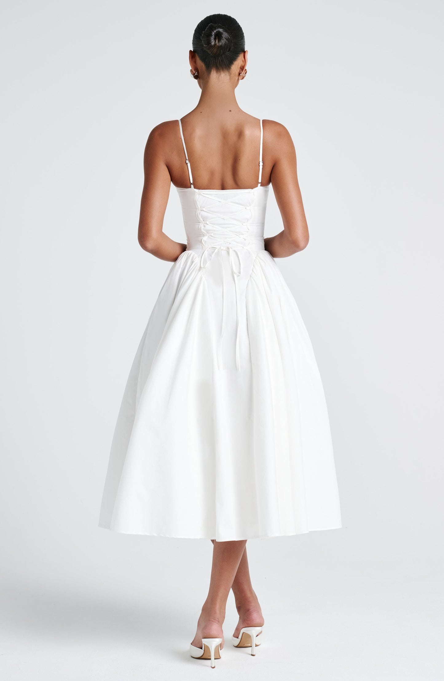 Maria | Damskie Elegancka Sukienka Weselna Midi