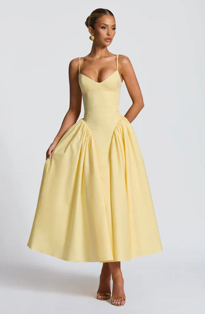 Maria | Damskie Elegancka Sukienka Weselna Midi