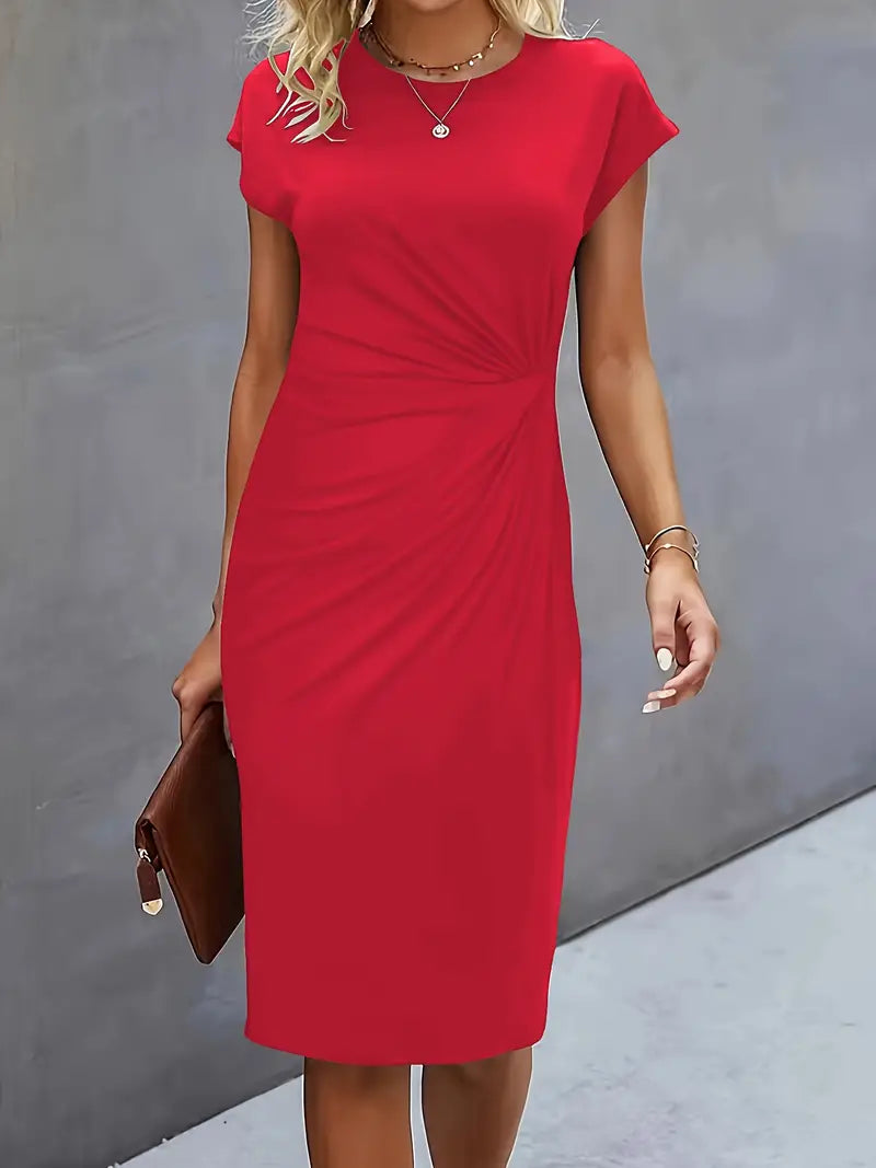 Martyna | Damska Elegancka Bodycon Sukienka Midi