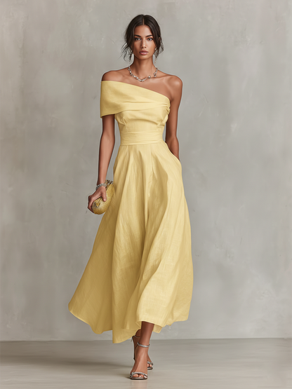 Lidia | Damskie Elegancka Weselna Sukienka Maxi
