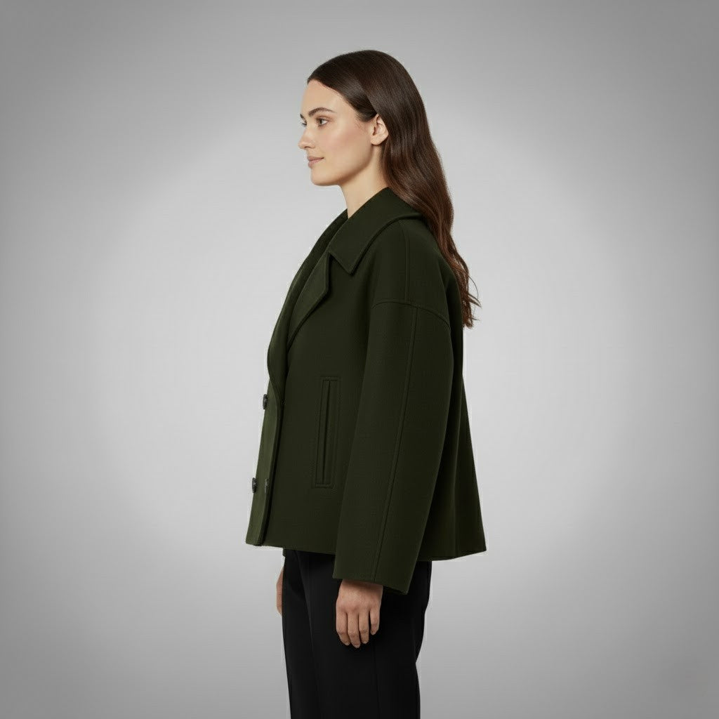 Danuta | Damskie Elegancka Kurtka z Guzikami