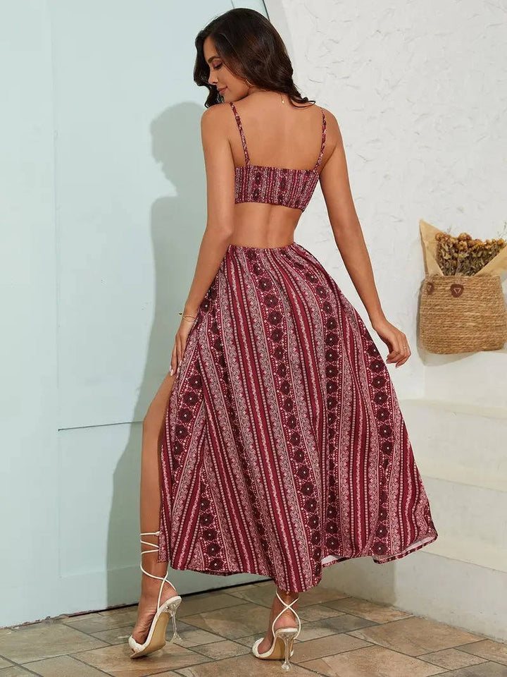 Tamara | Damska Letnia Boho Sukienka Maxi