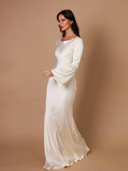 Pola | Damskie Eleganckie Długie Sukienka Maxi