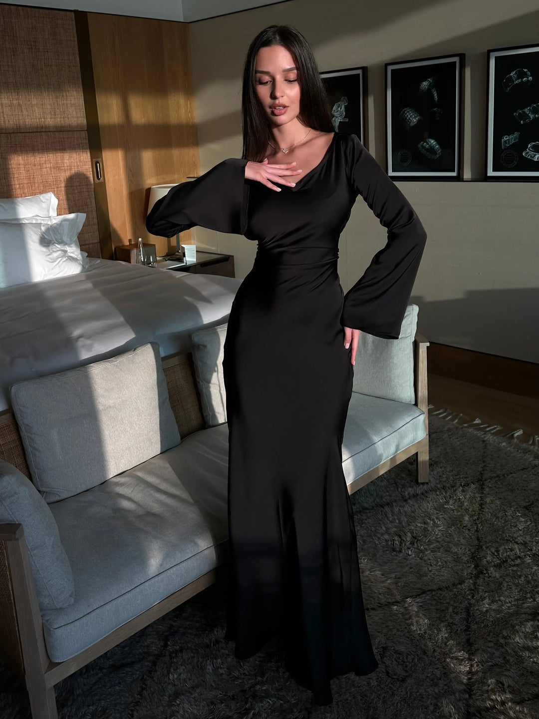 Pola | Damskie Eleganckie Długie Sukienki Maxi