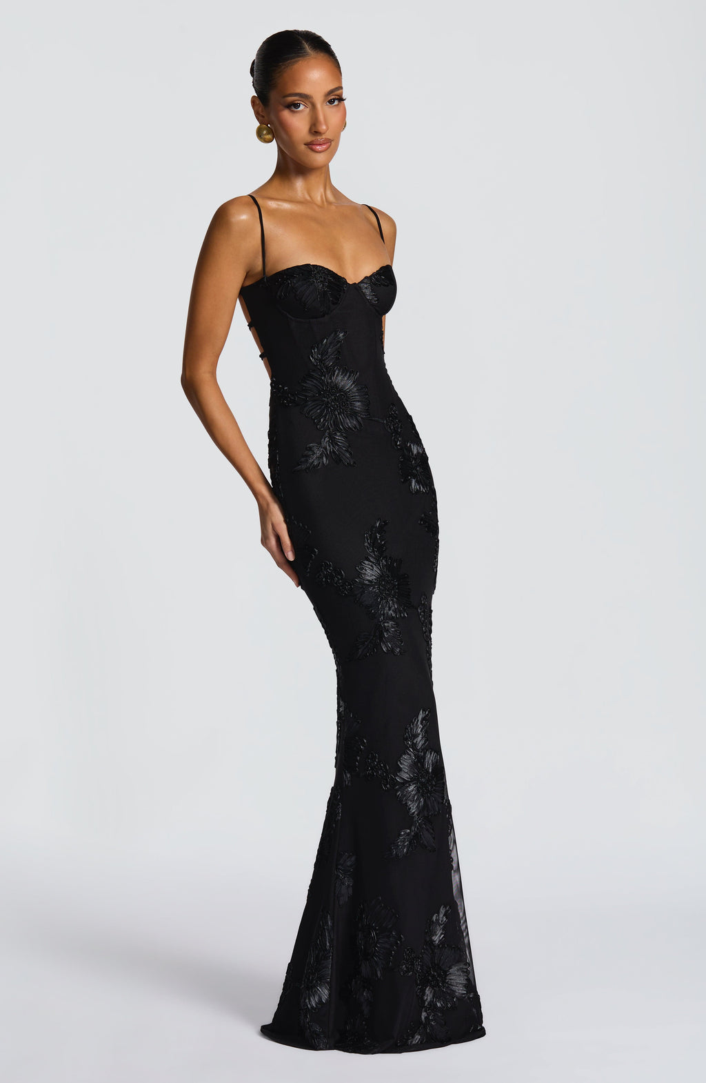 Katarzyna | Damska Sukienka na studniówkę Maxi ze Spaghetti Straps