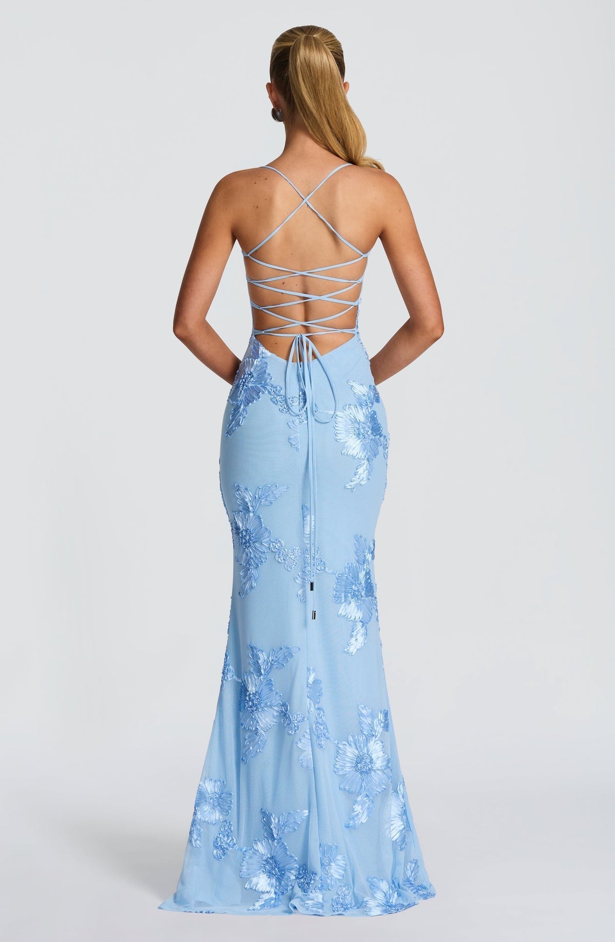 Katarzyna | Damska Sukienka na studniówkę Maxi ze Spaghetti Straps