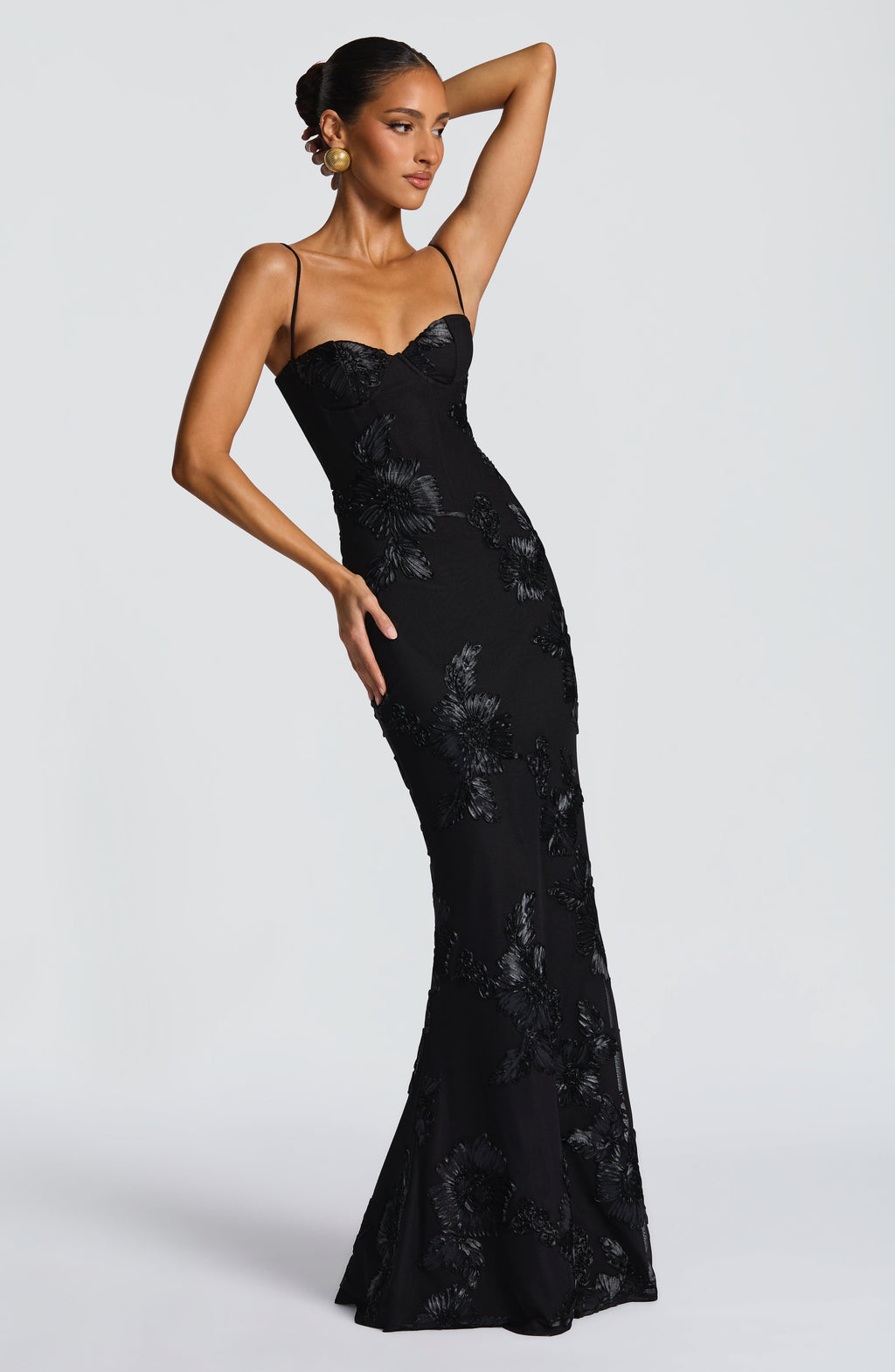 Katarzyna | Damska Sukienka na studniówkę Maxi ze Spaghetti Straps