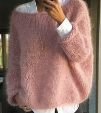 Klaudiay | Damski Puszysty Sweter Oversize