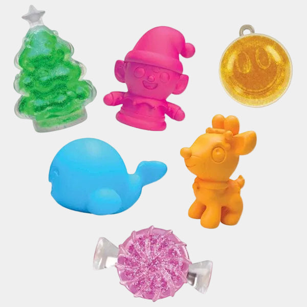 Kolorowy Kalendarz Adwentowy ze Squishy Zabawkami