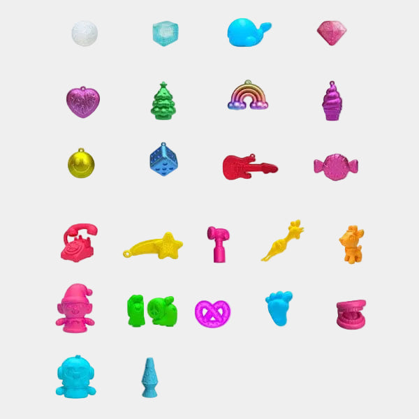 Kolorowy Kalendarz Adwentowy ze Squishy Zabawkami