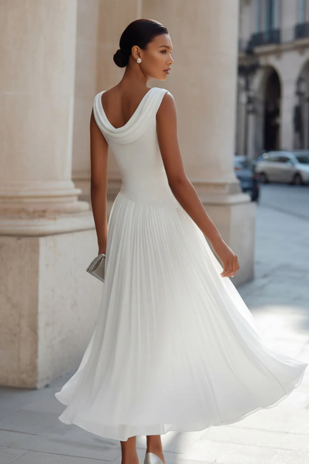 Aleksandra | Damskie Eleganckie Sukienki Midi na Wesele