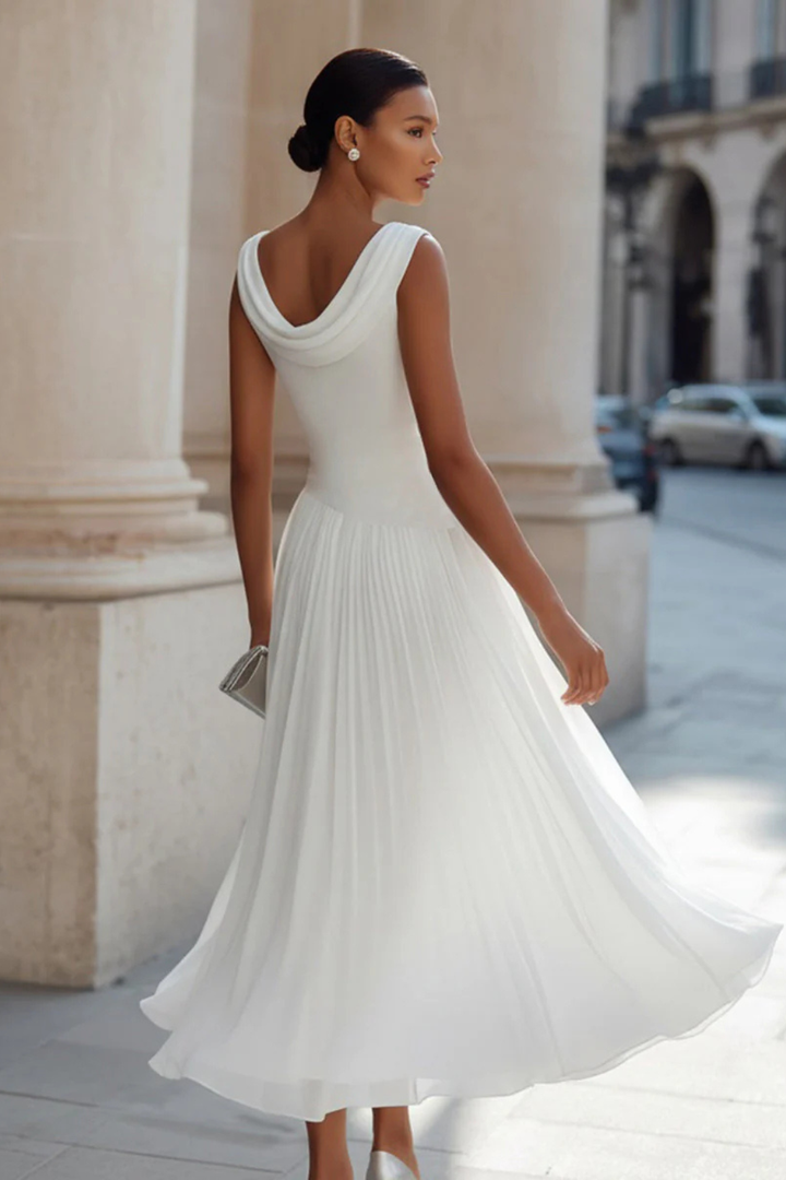 Aleksandra | Damskie Eleganckie Sukienki Midi na Wesele