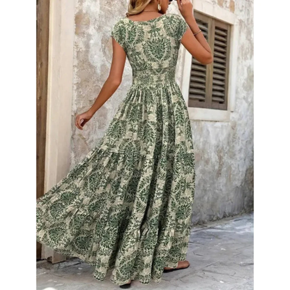 Elzbieta | Damskie Letnie Sukienka Maxi Boho